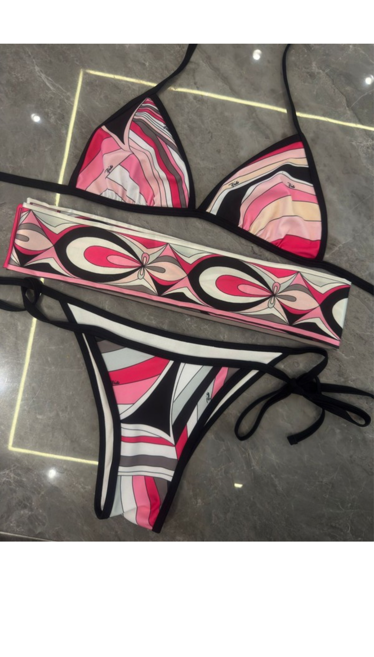 Pink Rainbow Bikini 👙