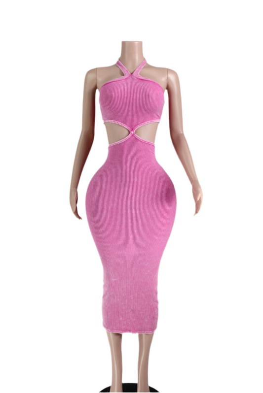 Bubblegum Halter Dress🫧